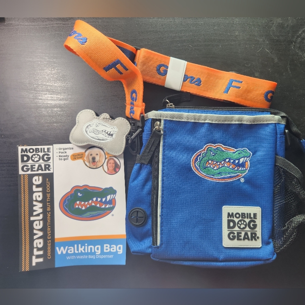 University of Florida Gators Mobile Dog Gear Dog Walking Bag Crossbody NWT